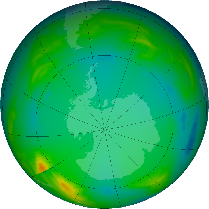 Ozone Map 1984-07-13